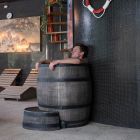 Sod za ledeno kopel imitacija lesa 350L