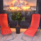 Zunanja korita za rože Quadro - bakrena imitacija lesa L