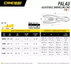 CRESSI plavutke Palau za plavanje  XS/S - EU 35/38 modra