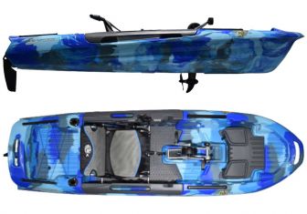 3waters kajak za ribolov Big Fish 108 PD Aqua Camo