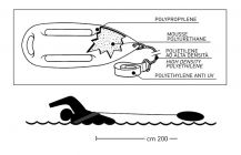 Baywatch reševalna plavajoča boja za reševanje na vodi