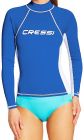 Cressi UV majica z dolgimi rokavi za ženske modra M