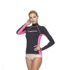 Cressi UV majica z dolgimi rokavi za ženske črna/roza XS