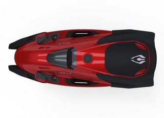 iAqua podvodni skuter SeaDart MAX+ Portside Rdeča
