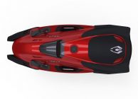 iAqua podvodni skuter SeaDart MAX Portside rdeča
