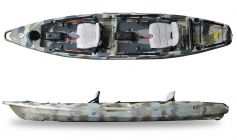 Kajak za ribolov Feelfree Lure II Tandem desert camo