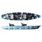 Kajak za ribolov Feelfree Lure II Tandem blue camo