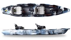 Kajak za ribolov Feelfree Lure II Tandem winter camo