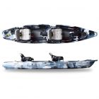 Kajak za ribolov Feelfree Lure II Tandem OD ready winter camo