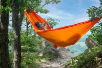 La Siesta potovalna viseča mreža  Colibri oranžna