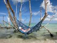 La Siesta potovalna viseča mreža za dva Colibri camo river