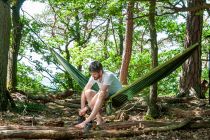 La Siesta potovalna viseča mreža za dva Colibri forest