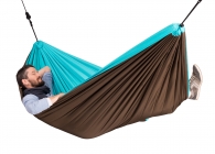 La Siesta prešita potovalna viseča mreža Colibri Turkizna