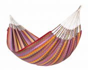 La Siesta viseča mreža bio bombaž Flora Kingsize rože