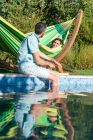 La Siesta viseča mreža bio bombaž Modesta Double jungle