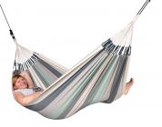 La Siesta viseča mreža bio bombaž Modesta Single olivna