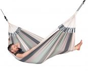 La Siesta viseča mreža bio bombaž Modesta Single olivna