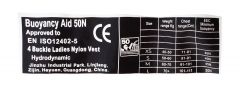 Rešilni jopič Jet Ski Deluxe Nylon 50N pink XS