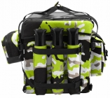 Torba za ribiče FeelFree Camo Crate Bag 76L lime camouflage