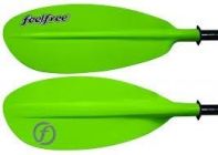 Veslo za kajak Feelfree Fiberglass dvodelno 230 cm Lime