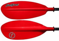 Veslo za kajak Feelfree Fiberglass enodelno 230 cm rdeč