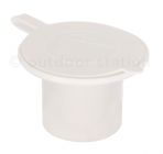 Vgradni plastičen etui za tuš za čoln bel