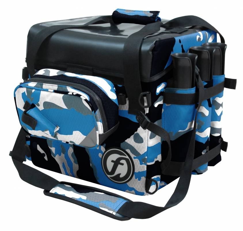 Torba za ribiče FeelFree Camo Crate Bag 76L blue camo