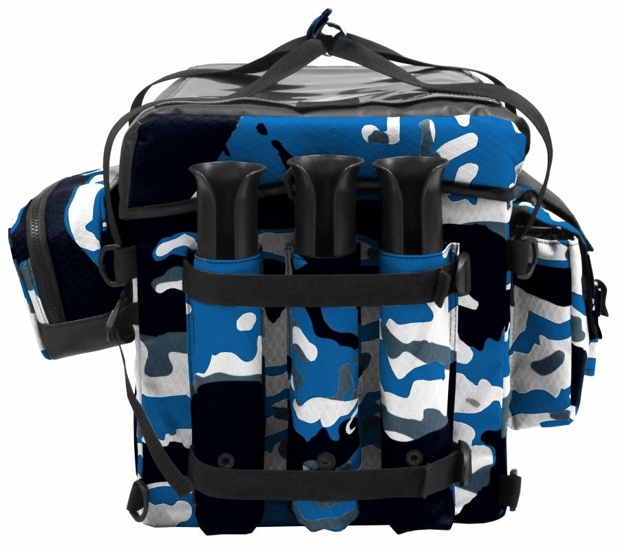 Torba za ribiče FeelFree Camo Crate Bag 76L blue camo