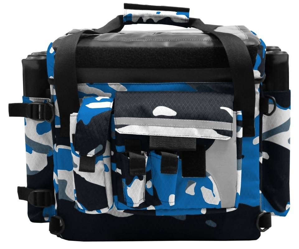 Torba za ribiče FeelFree Camo Crate Bag 76L blue camo