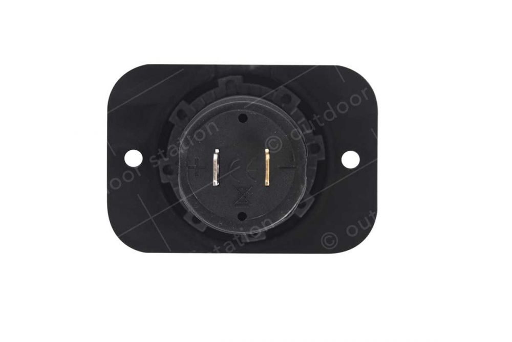 USB vgradna vtičnica 12V in okvir - 1A - 2.1A
