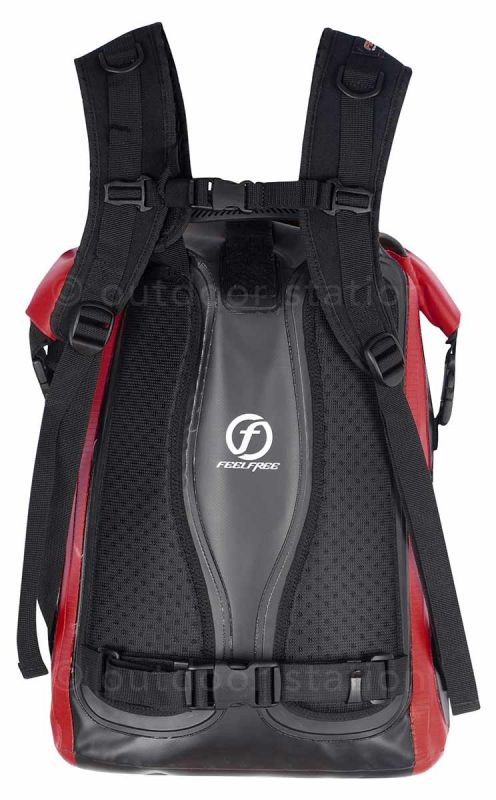 Večnamenski vodoodporni nahrbtnik Feelfree Roadster 25L Rdeča