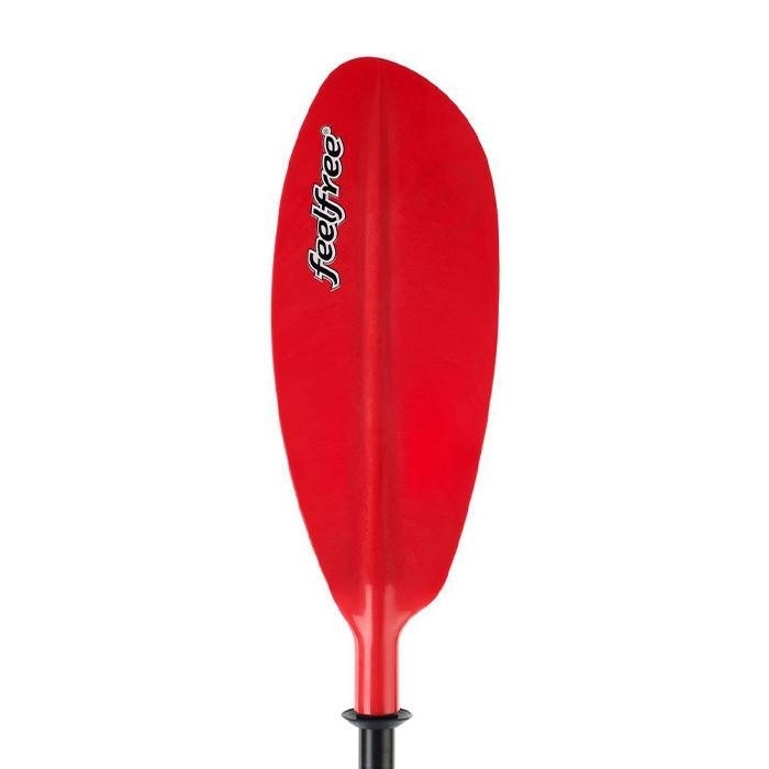 Veslo za kajak Feelfree ALU enodelno 220 cm rdeč