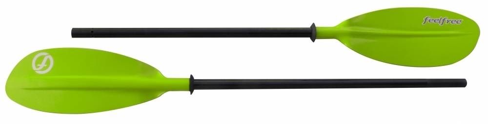 Veslo za kajak Feelfree Fiberglass dvodelno 230 cm Lime
