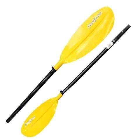 Veslo za kajak Feelfree Fiberglass dvodelno 230 cm rumena