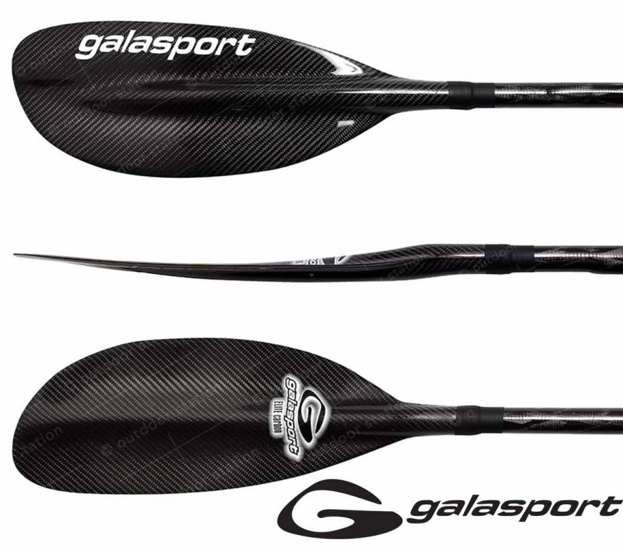 Veslo za kajak Galasport Carbon Elite Skip Wolf enodelno 210cm