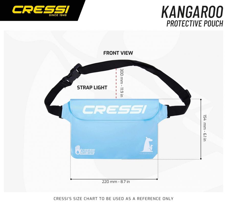 Vodoodporni etui Cressi Kangaroo svetlo modra