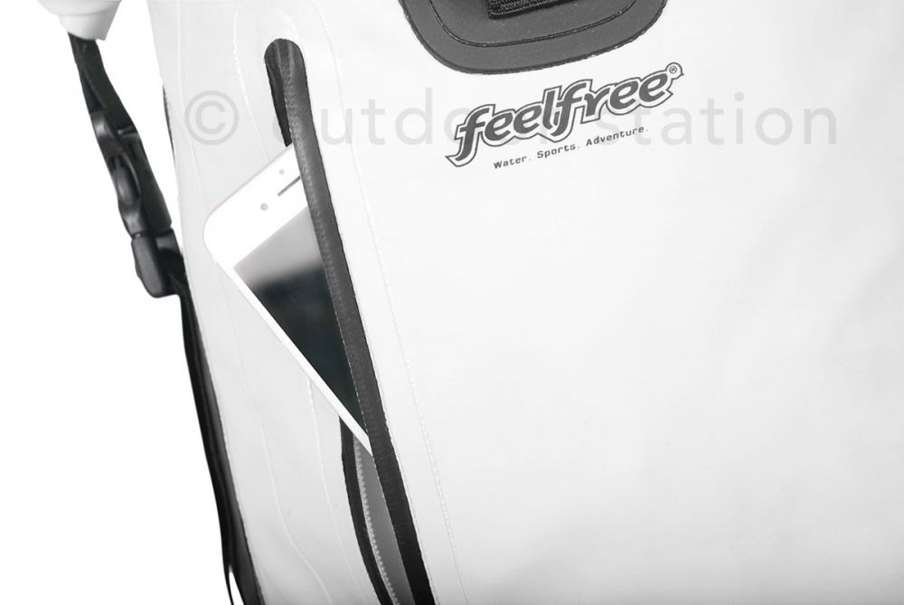 Vodoodporni nahrbtnik za motoriste Feelfree Metro 15L Bela