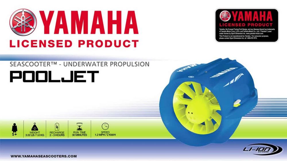 Yamaha podvodni skuter za otroke Pooljet