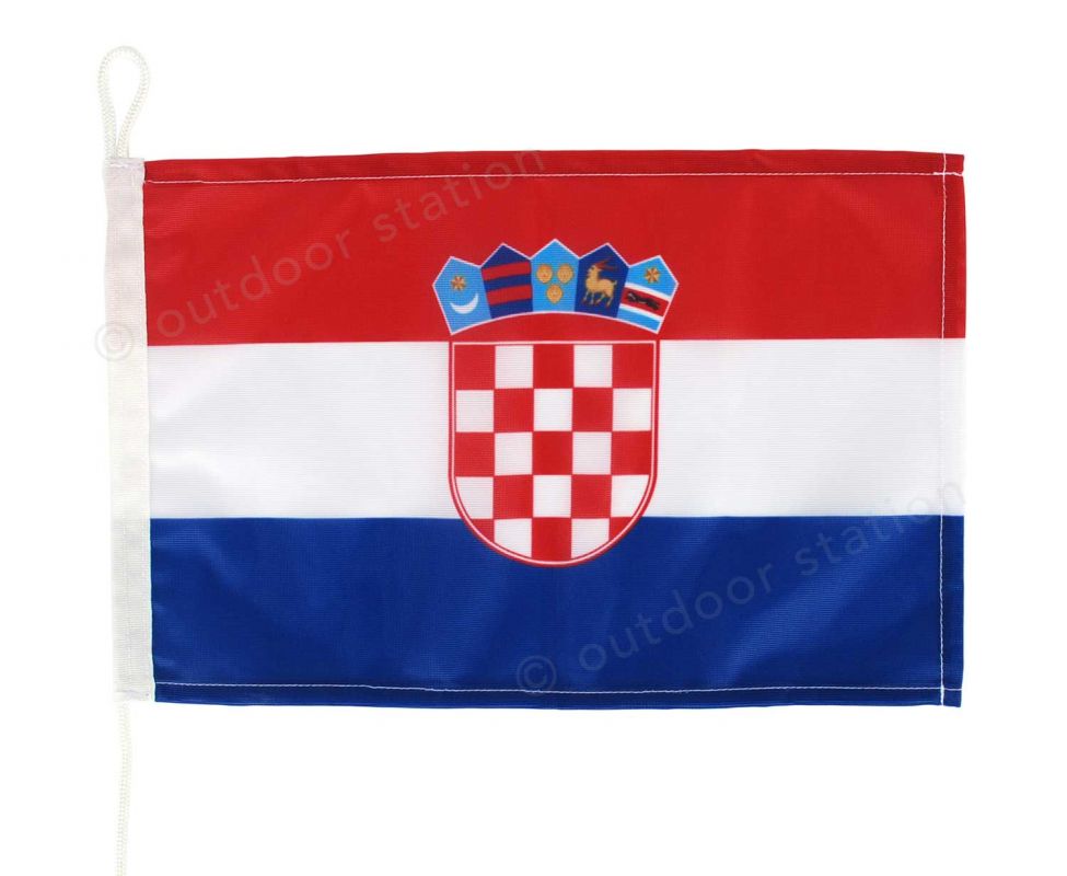 Zastave držav za čoln 20x30 cm Hrvaška